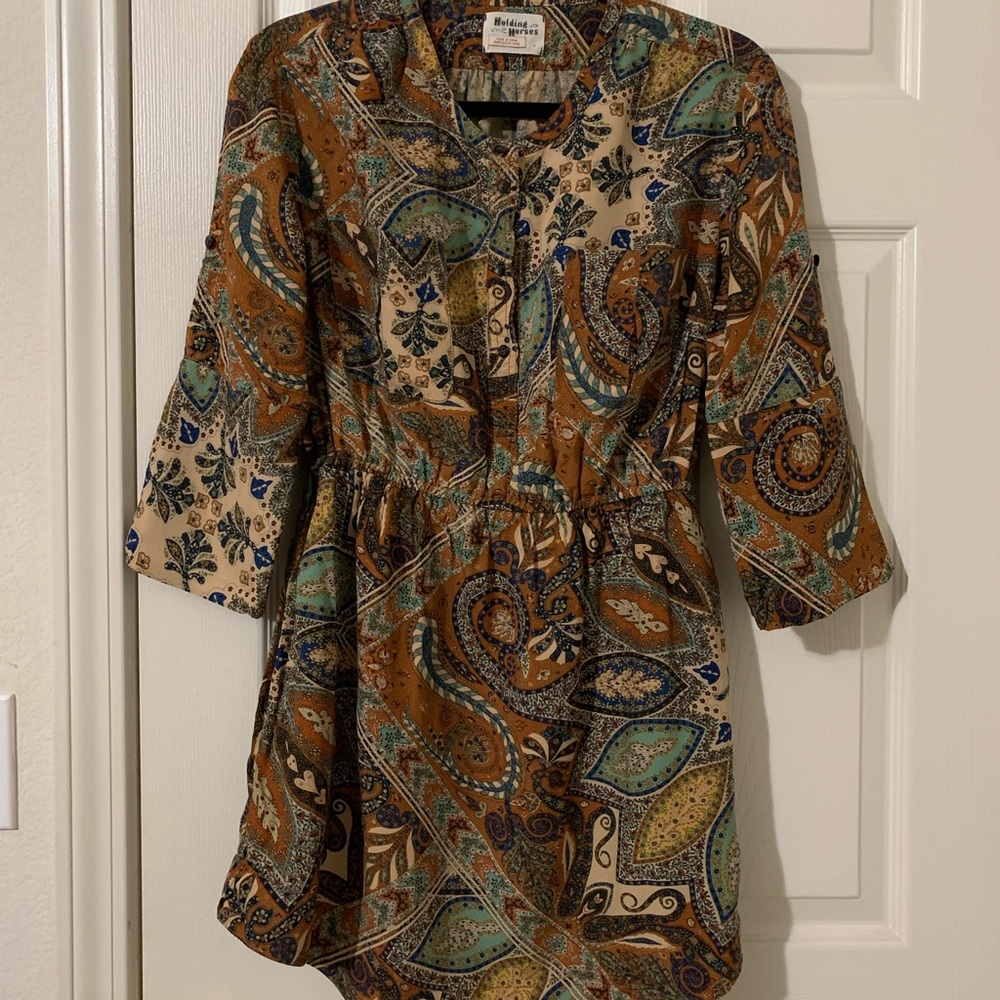 Anthropologie Holding Horses dress